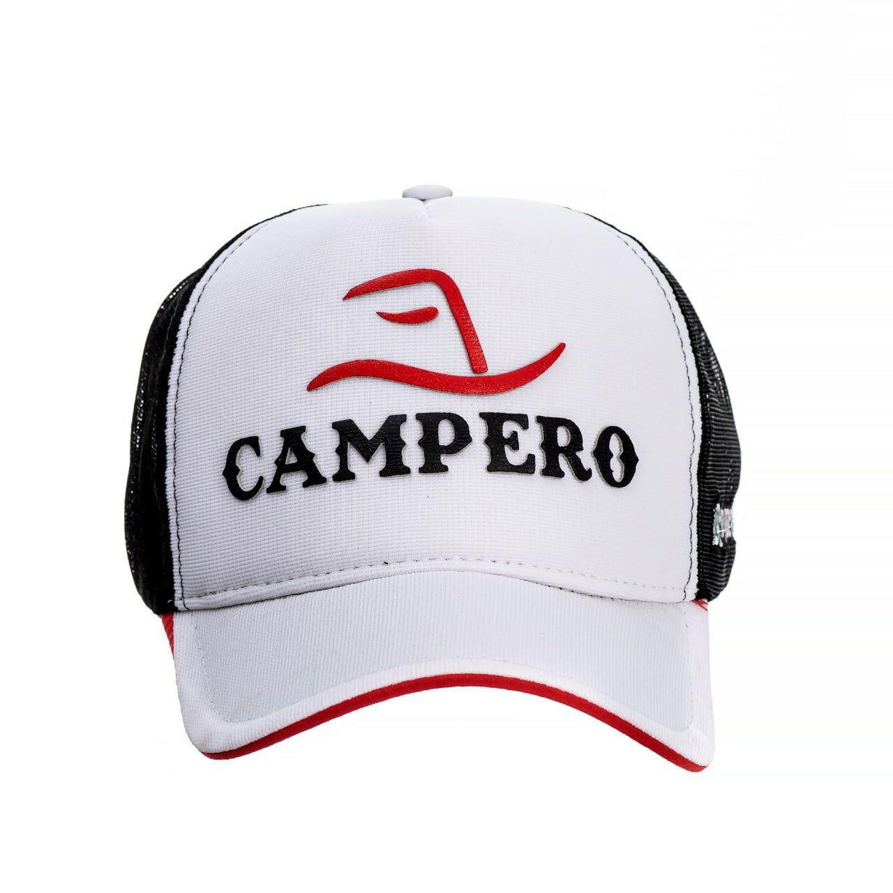 Boné Campero Branco Aba Curva: Conforto Premium, Ventilação Ideal, Estilo Genuíno